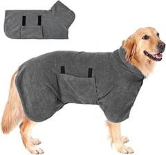 Conoce las mejores alternativas a los albornoces para perros grandes