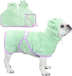 Instrucciones para colocar el albornoz a tu mascota de forma adecuada