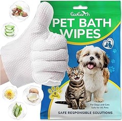 Instrucciones para usar un kit de limpieza sin agua para mascotas