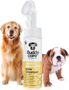 Comparativa de limpiadores sin agua con y sin perfume para mascotas