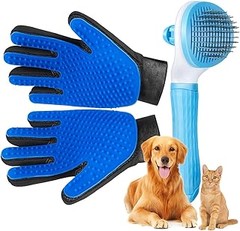 Cómo hacer grooming en casa usando guantes cepillo para mascotas