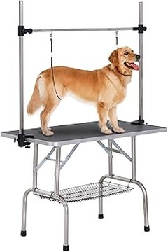 ¿Es buena idea comprar una mesa de grooming con cesta inferior?