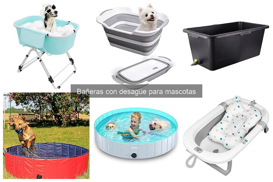 Accesorios Esenciales para Bañeras con Desagüe para Mascotas