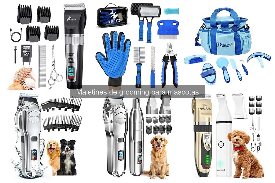Accesorios esenciales para un maletín de grooming de mascotas