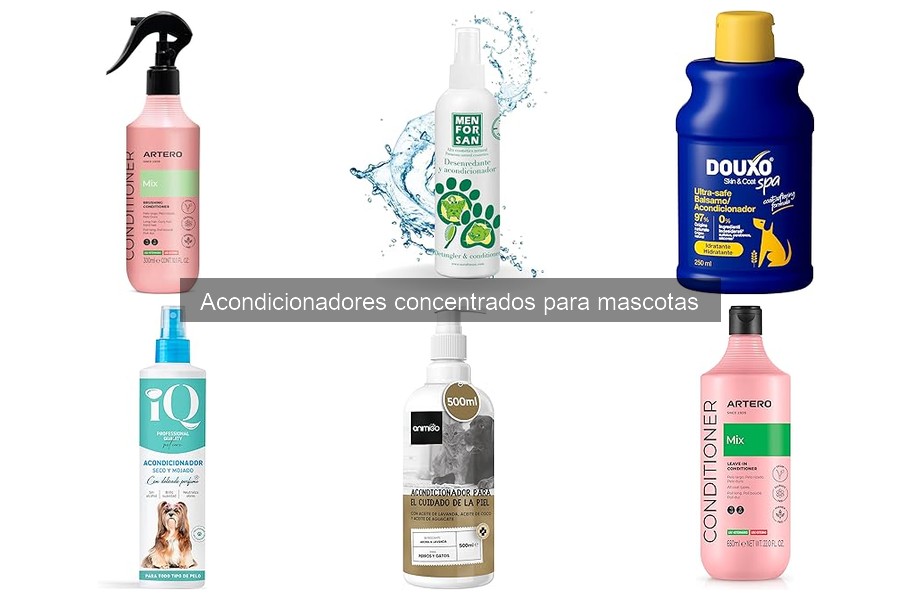 Acondicionadores concentrados para mascotas: ¿Qué son y cómo funcionan?