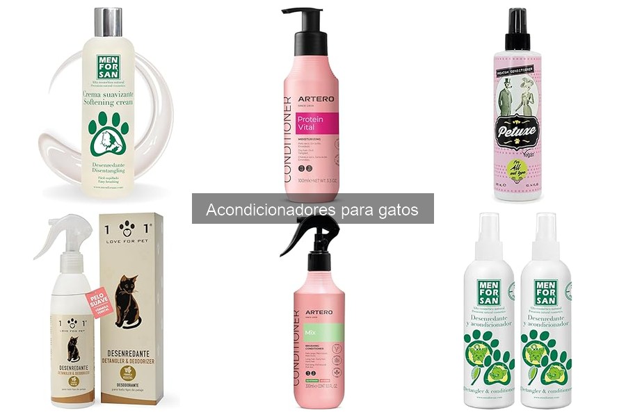 Acondicionadores para gatos con piel sensible: mejores opciones
