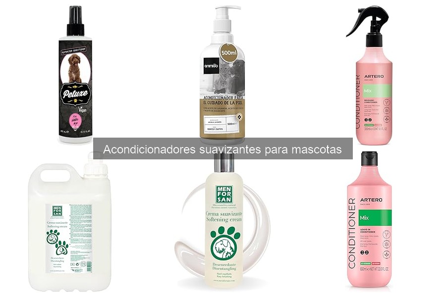 Acondicionadores Suavizantes para Mascotas con Piel Sensible
