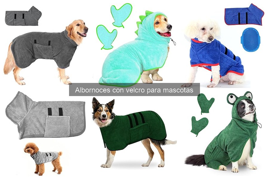 Albornoces con velcro para mascotas en oferta: ¡descuentos aquí!