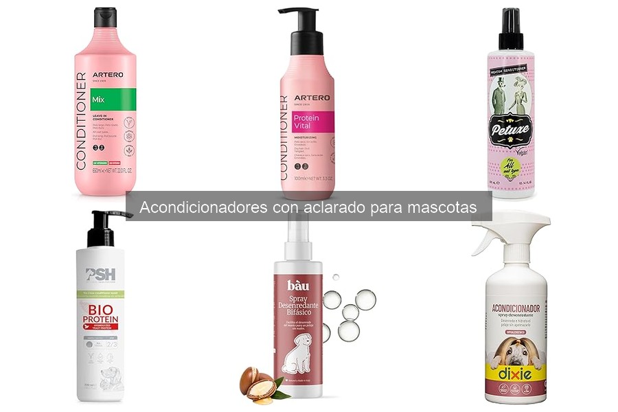 Alternativas a Acondicionadores con Aclarado para Mascotas