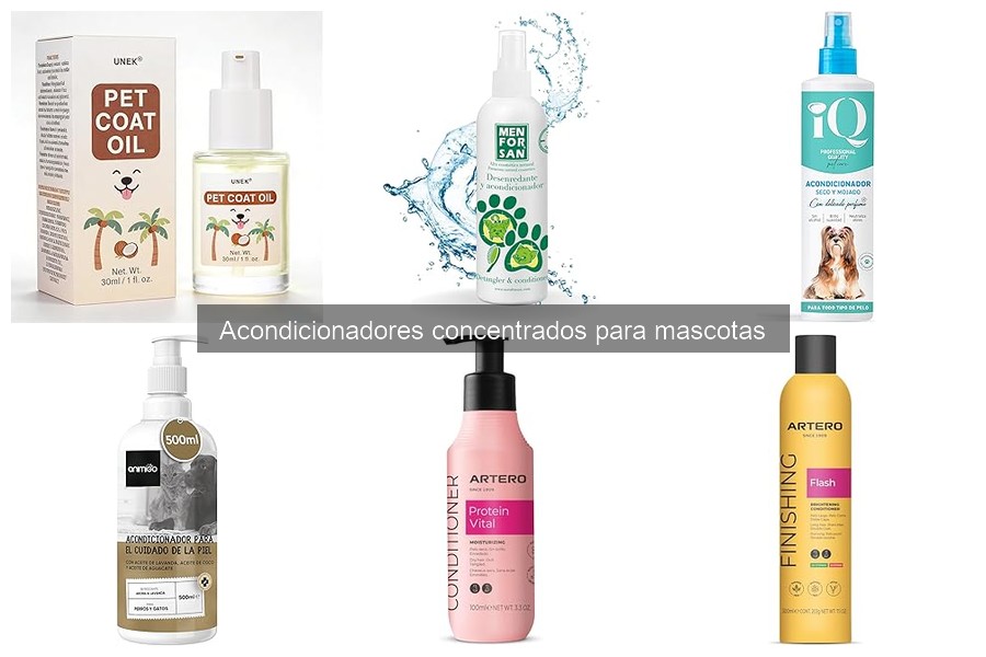 Alternativas a Acondicionadores Concentrados para Mascotas