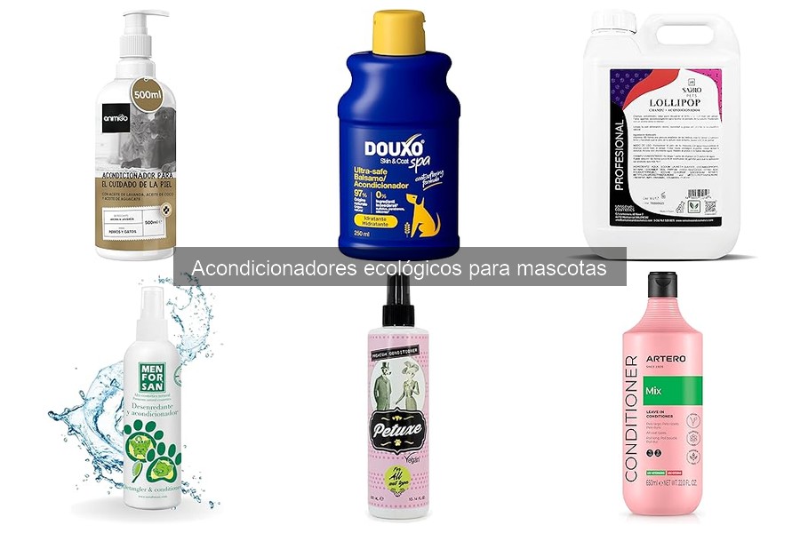 Alternativas a acondicionadores ecológicos para el pelaje de mascotas