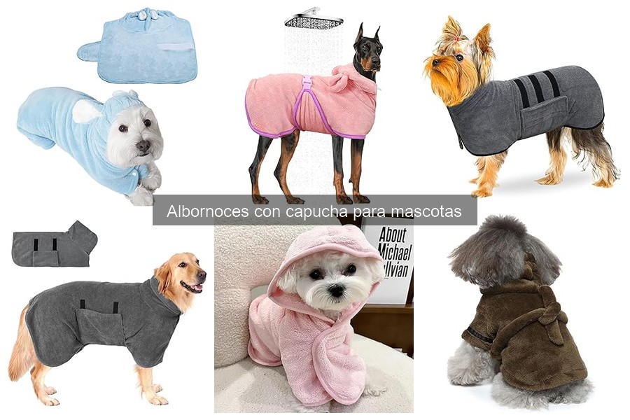 Alternativas a albornoces con capucha para mascotas