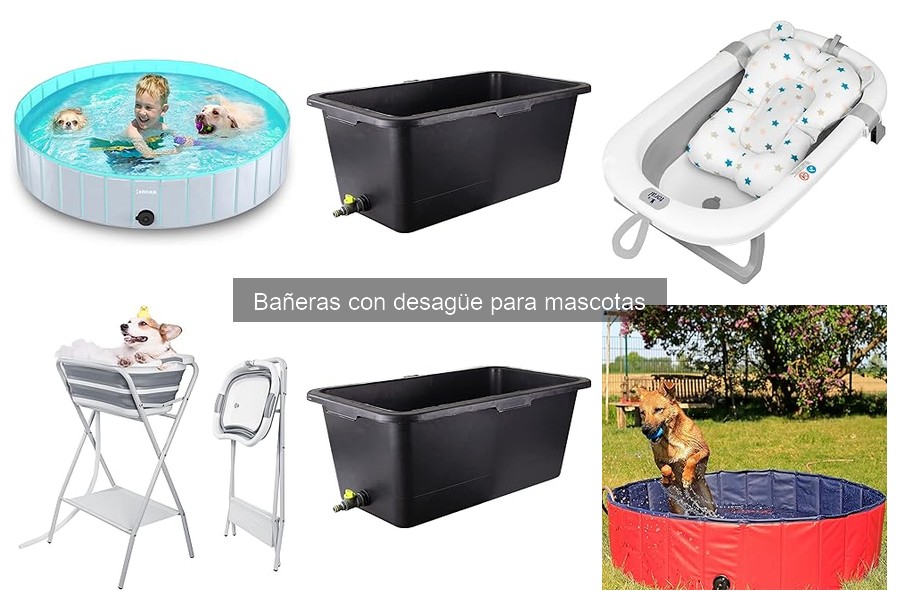 Alternativas a bañeras con desagüe para mascotas