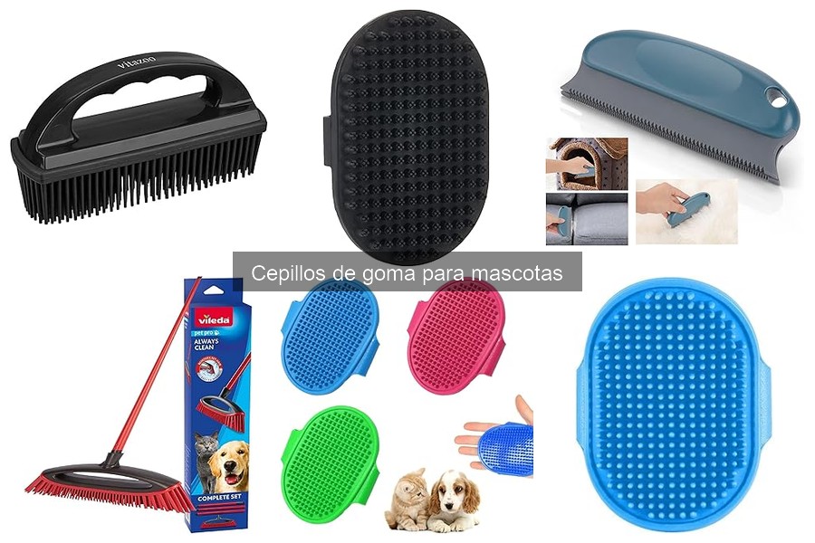 Alternativas a cepillos de goma para grooming de mascotas