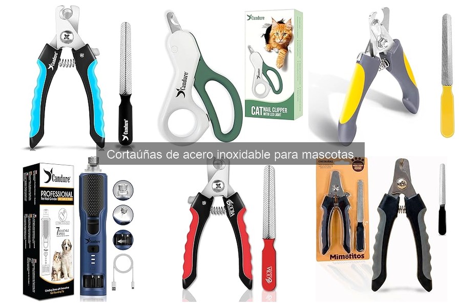 Alternativas a Cortaúñas de Acero Inoxidable para Mascotas