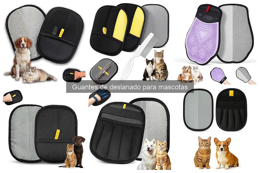 Alternativas a guantes de deslanado para mascotas