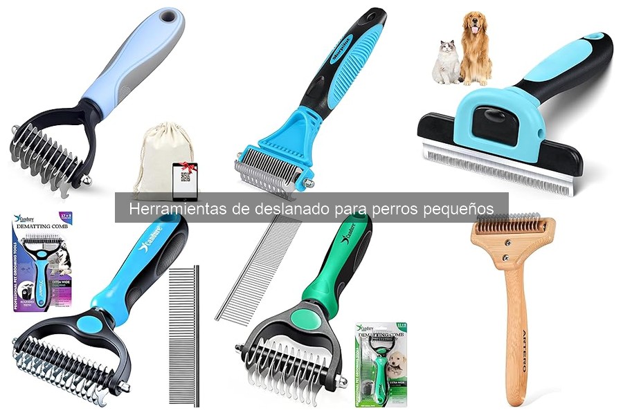 ** Alternativas a herramientas de deslanado para perros pequeños