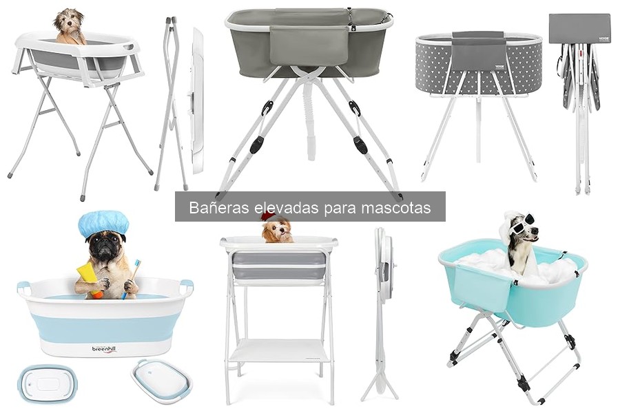 Alternativas a las bañeras elevadas para mascotas