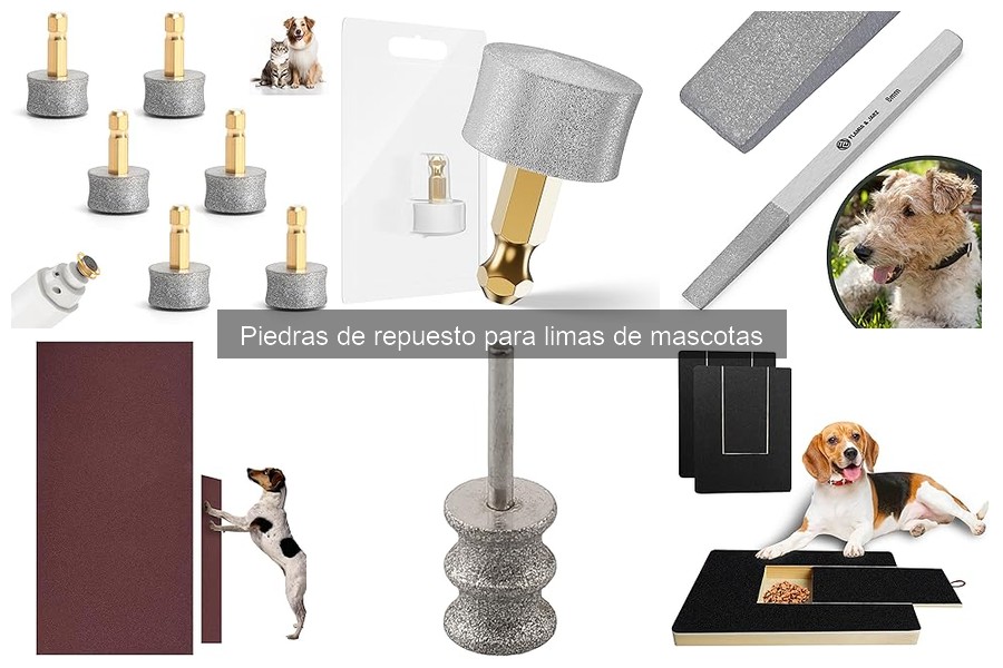 Alternativas a las piedras de repuesto para limas de mascotas