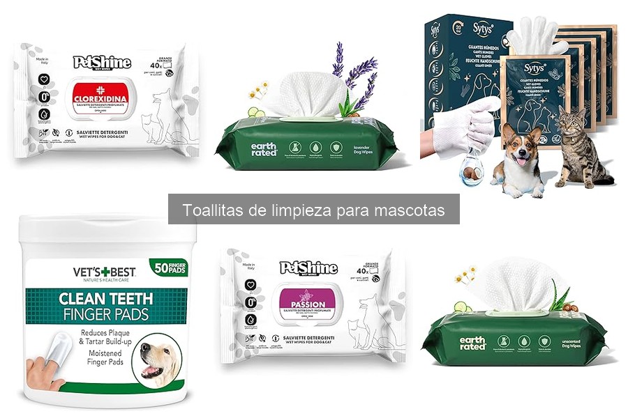 Alternativas a las toallitas de limpieza para mascotas