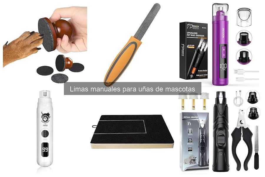 ** Alternativas a limas manuales para el cuidado de uñas de mascotas