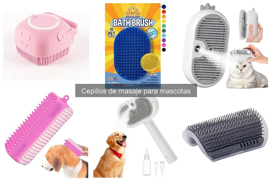 Alternativas a los cepillos de masaje para mascotas