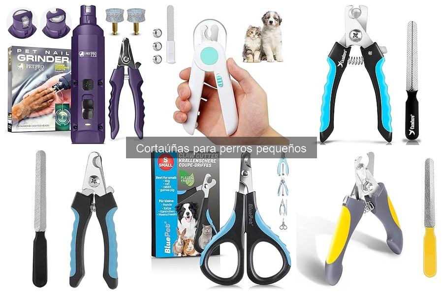 Alternativas a los cortaúñas para perros pequeños