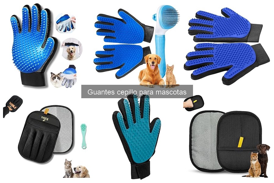 Alternativas a los guantes cepillo para el cuidado del pelaje