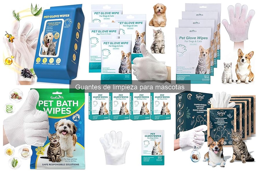 Alternativas a los guantes de limpieza para mascotas