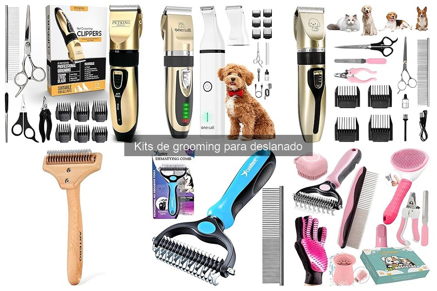Alternativas a los kits de grooming para deslanado de mascotas