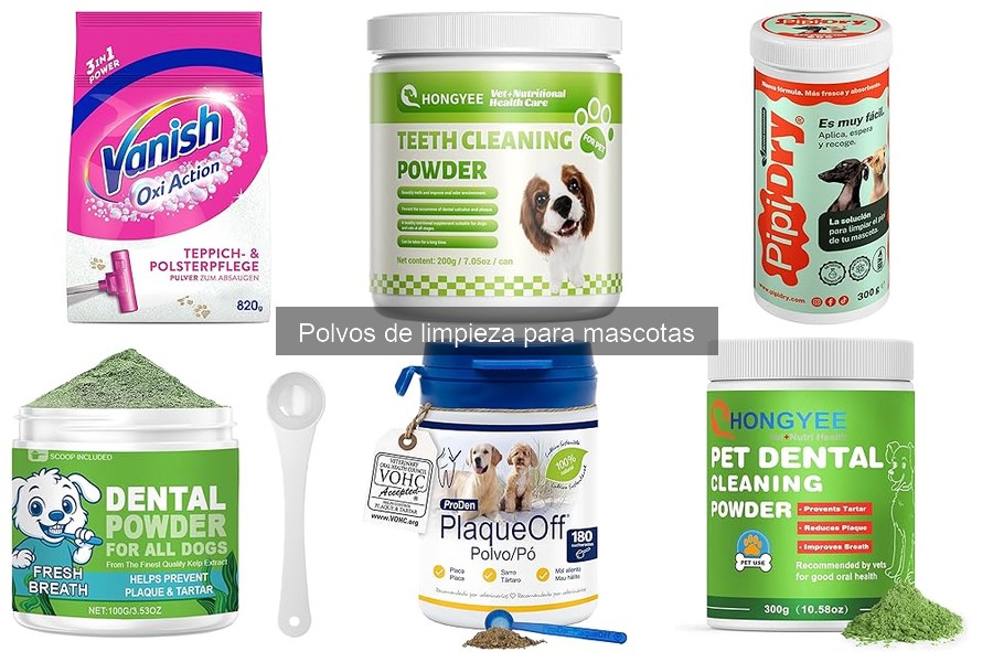 Alternativas a los polvos de limpieza para mascotas: opciones efectivas