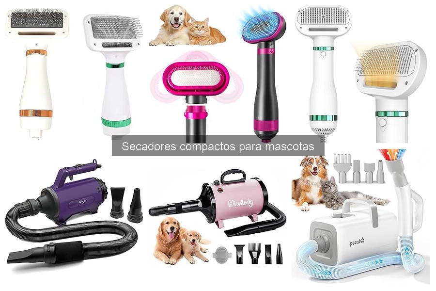 Alternativas a los secadores compactos para mascotas