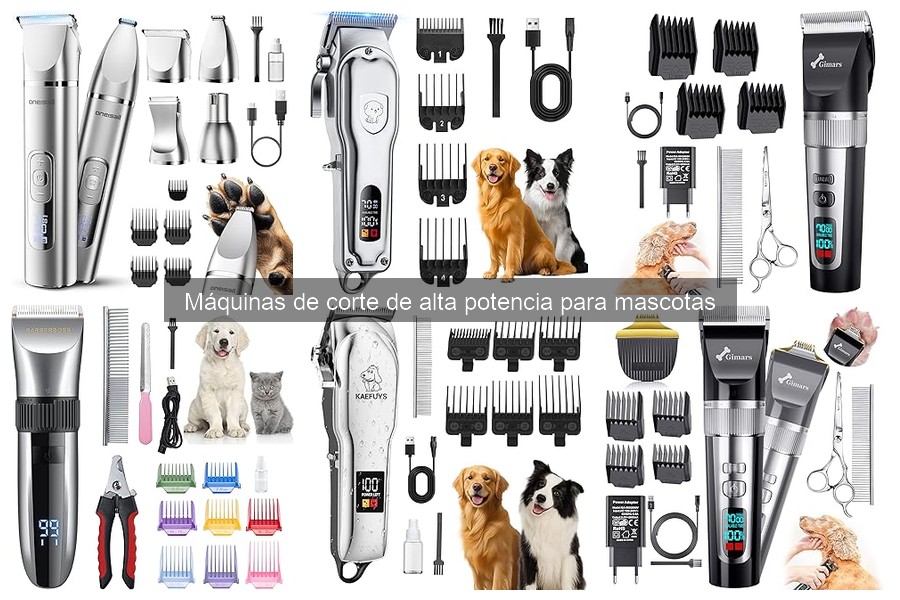 Alternativas a máquinas de corte de alta potencia para mascotas