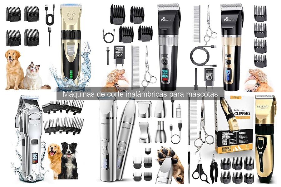 Alternativas a máquinas de corte inalámbricas para mascotas