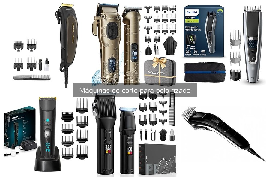 Alternativas a máquinas de corte para pelo rizado