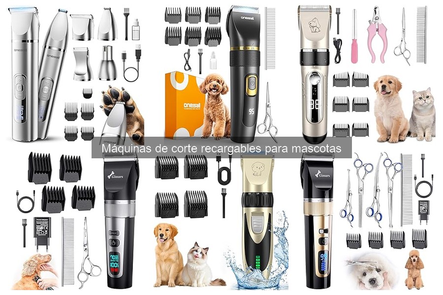 Alternativas a máquinas de corte recargables para mascotas