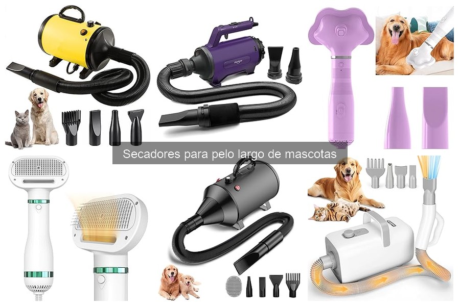 Alternativas a secadores para pelo largo de mascotas