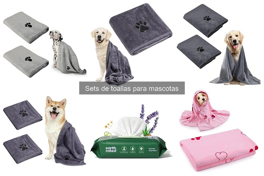 Alternativas a sets de toallas para mascotas: ¡descubre otras opciones!