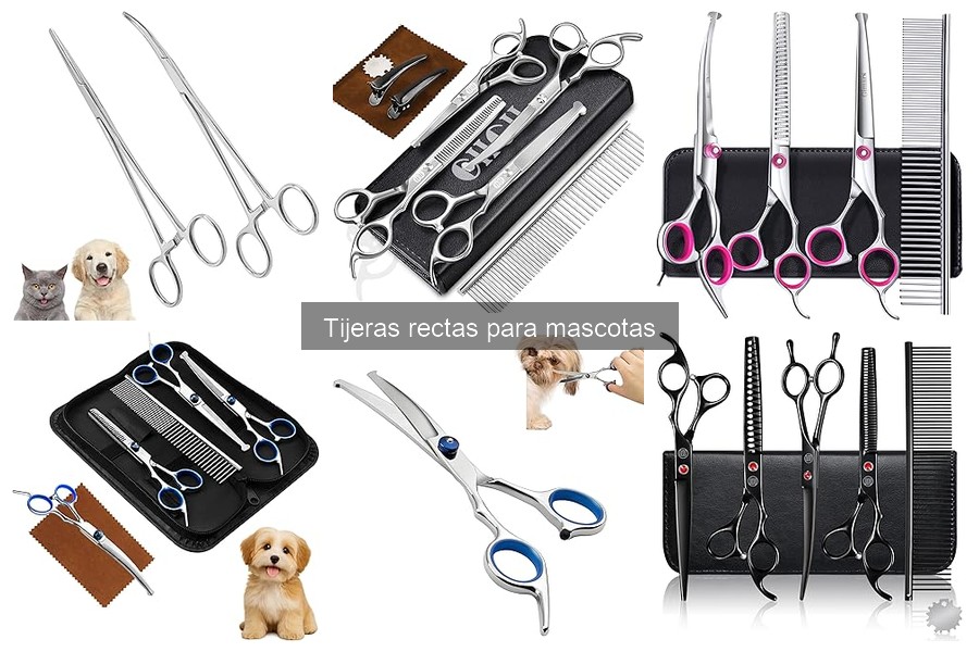 Alternativas a tijeras rectas para grooming de mascotas