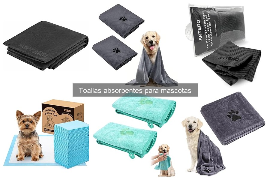 Alternativas a toallas absorbentes para mascotas