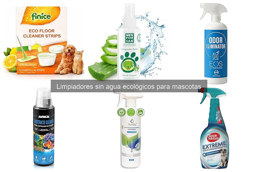 Alternativas Ecológicas a Limpiadores Sin Agua para Mascotas