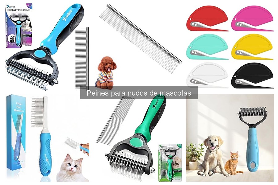 Alternativas efectivas a los peines para nudos de mascotas