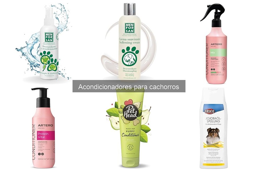 Alternativas naturales a acondicionadores para cachorros