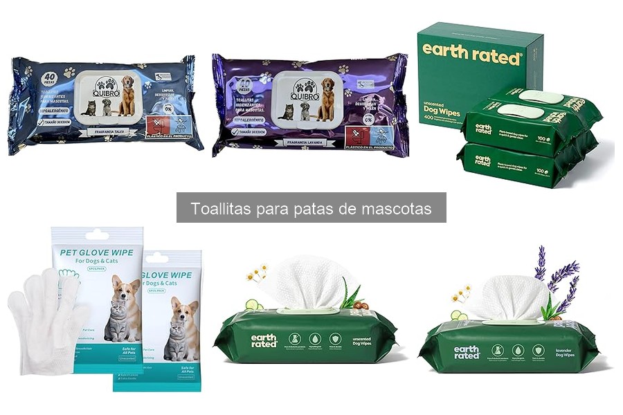 Alternativas naturales a las toallitas para patas de mascotas