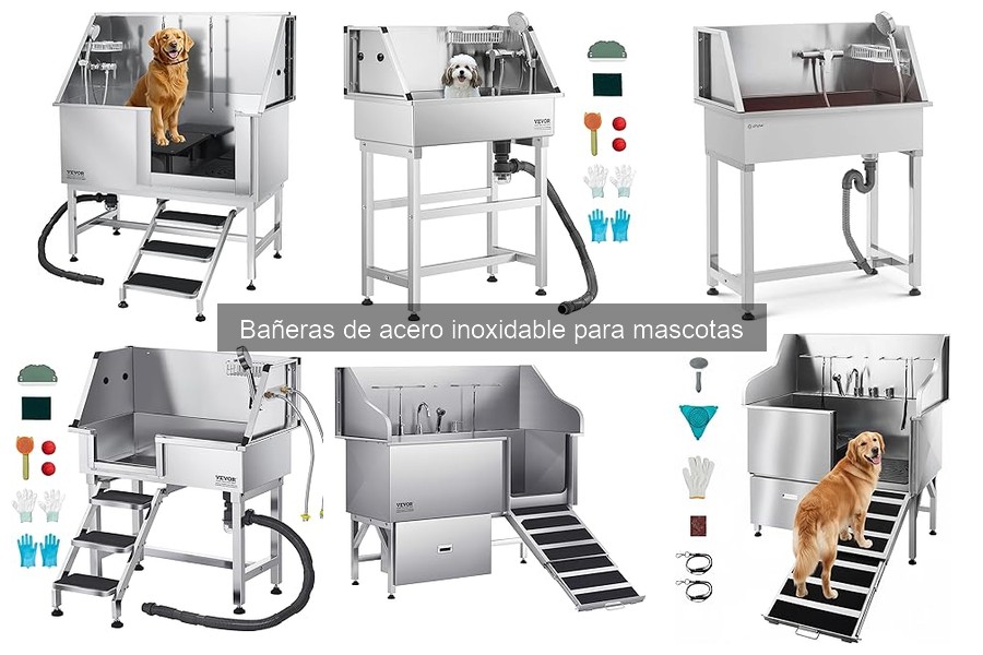 Bañera de acero inoxidable para mascotas: ¿Qué es y ventajas?