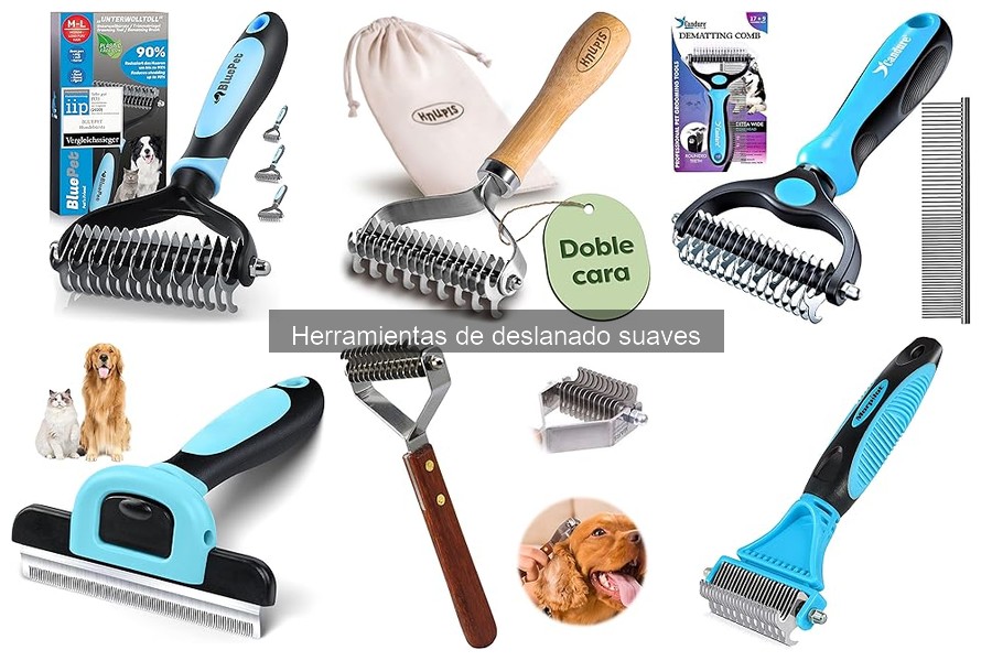 Beneficios de las herramientas de deslanado suaves para mascotas