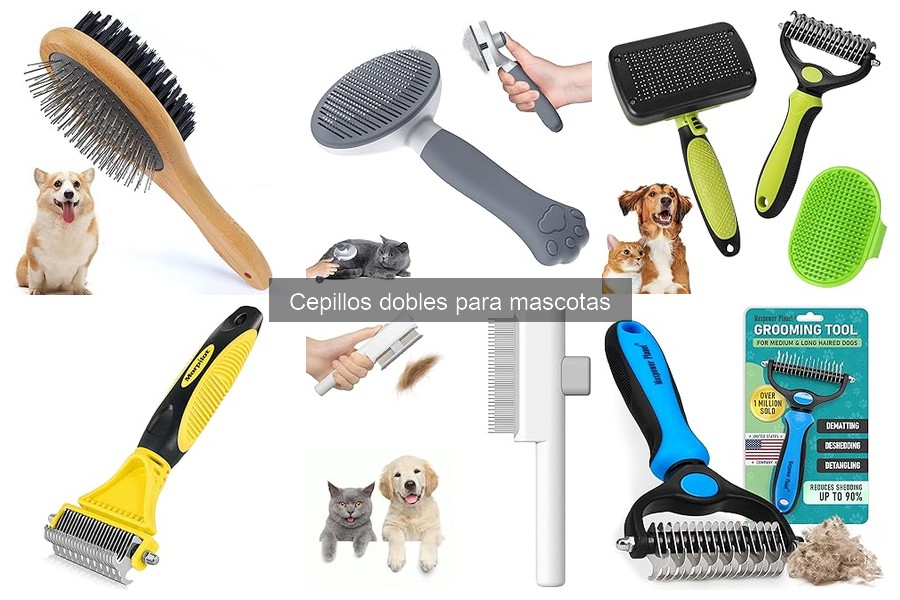 Beneficios de los cepillos dobles para el cuidado de mascotas