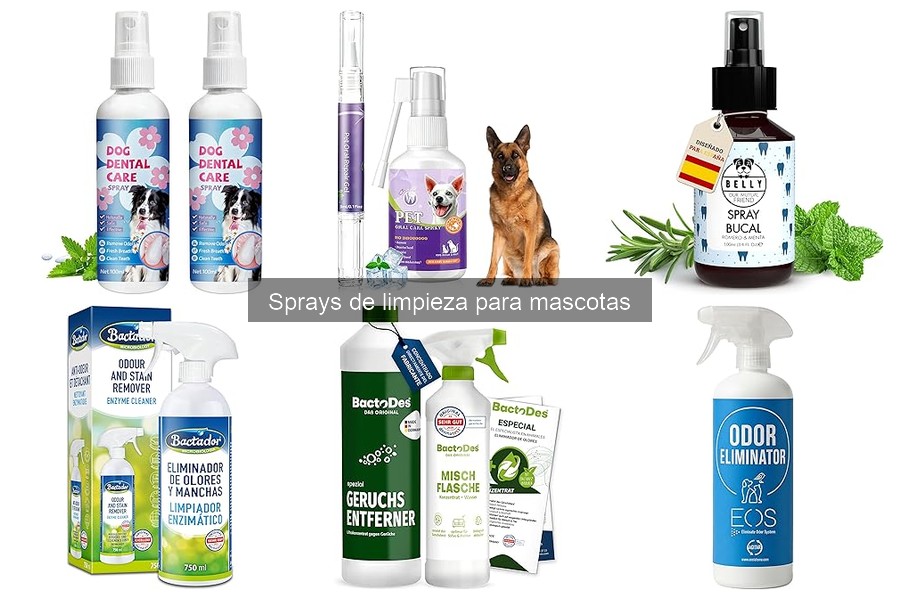 Beneficios de los Sprays de Limpieza para Mascotas