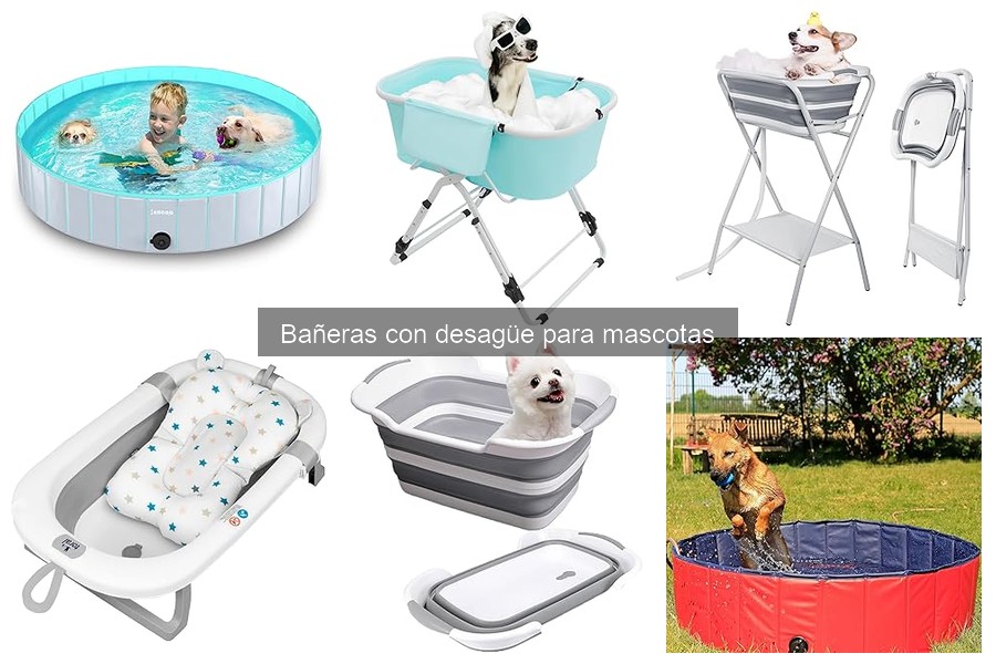 Beneficios de usar bañeras con desagüe para mascotas