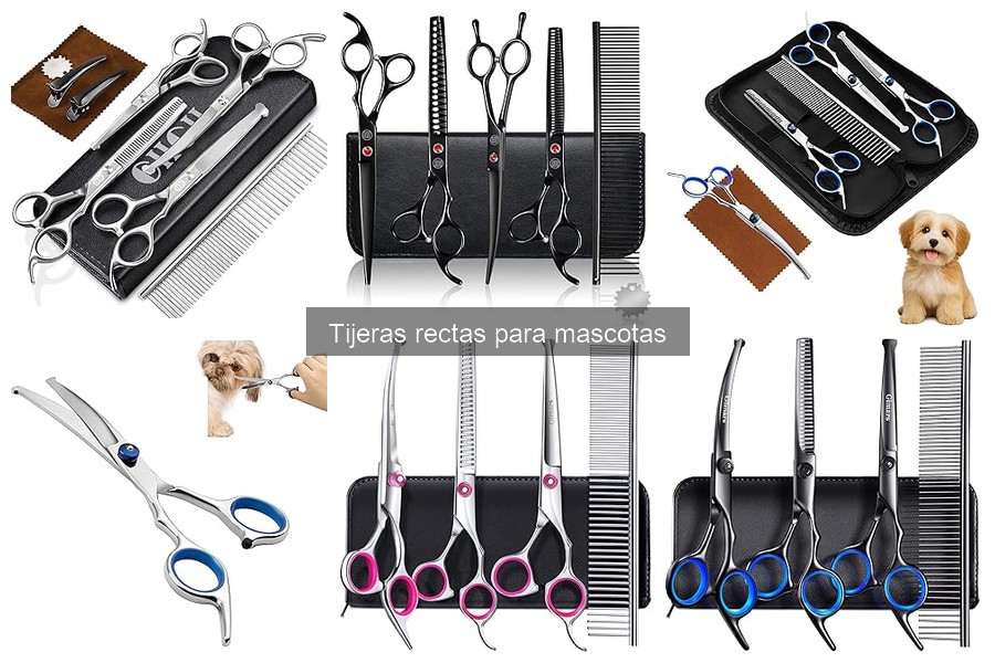 Beneficios de usar tijeras rectas para el grooming de mascotas